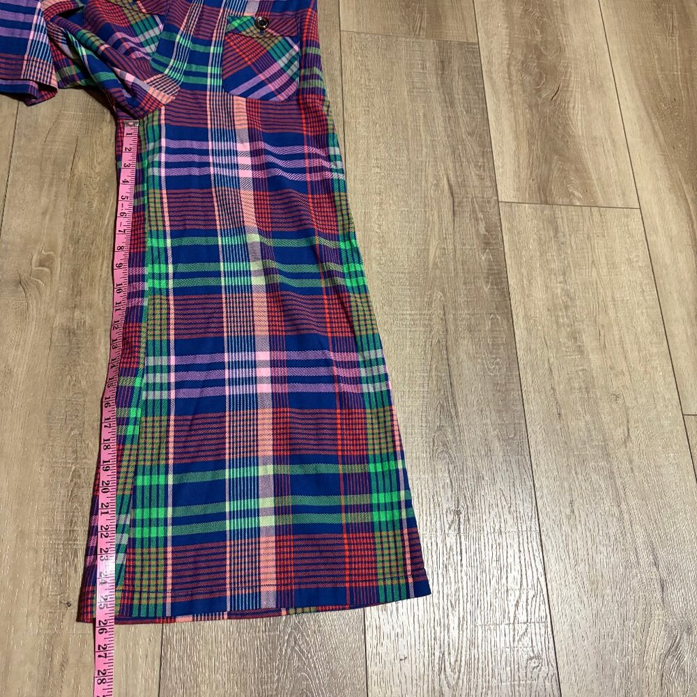 Maeve Multicolor Plaid Wide Leg Pants - Picture 12 of 15